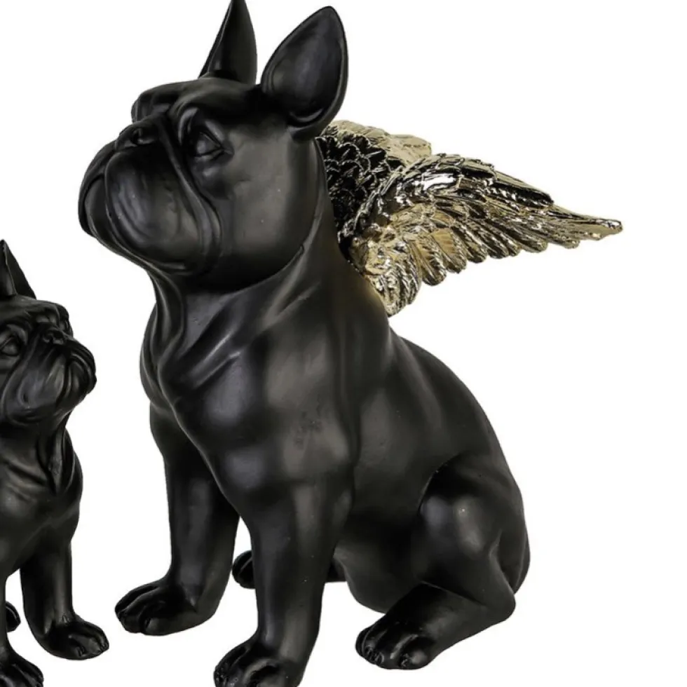 Dekofigur Flying Bulli schwarz