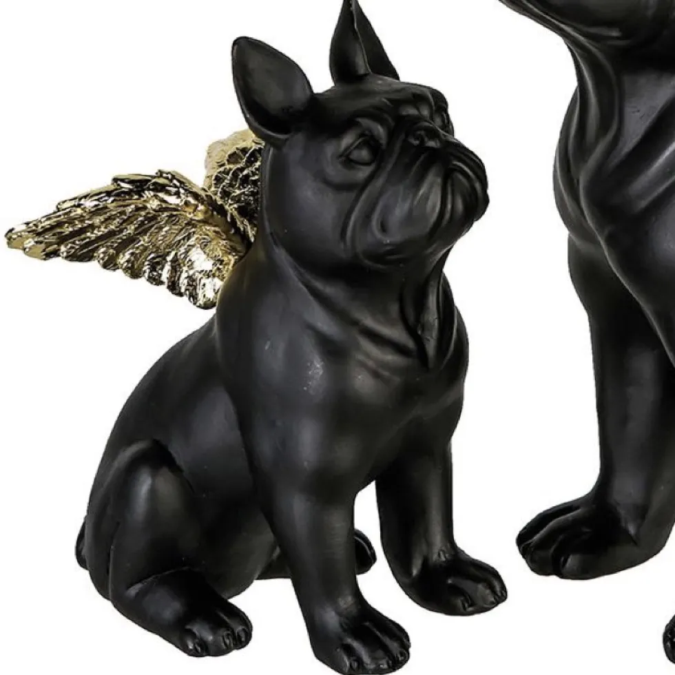 Dekofigur Flying Bulli schwarz