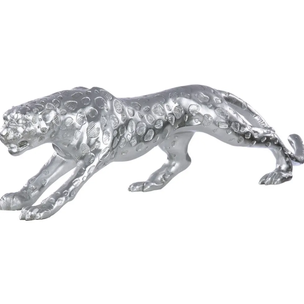 Deko Figur Gepard silber