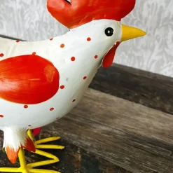 Deko Figur Henne Marie stehend Pape Kunstgewerbe Höhe 34 cm
