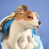 Deko Figur Hund auf Sessel Werner Voß Höhe 20 cm