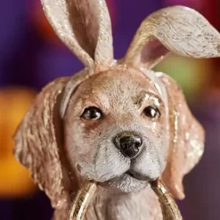 Deko Figur Hund mit Korb Werner Voß Höhe 35 cm