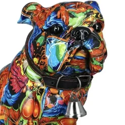 Dekofigur Mops Street Art Casablanca Hände 23 cm