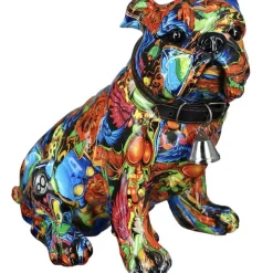 Dekofigur Mops Street Art Casablanca Hände 23 cm