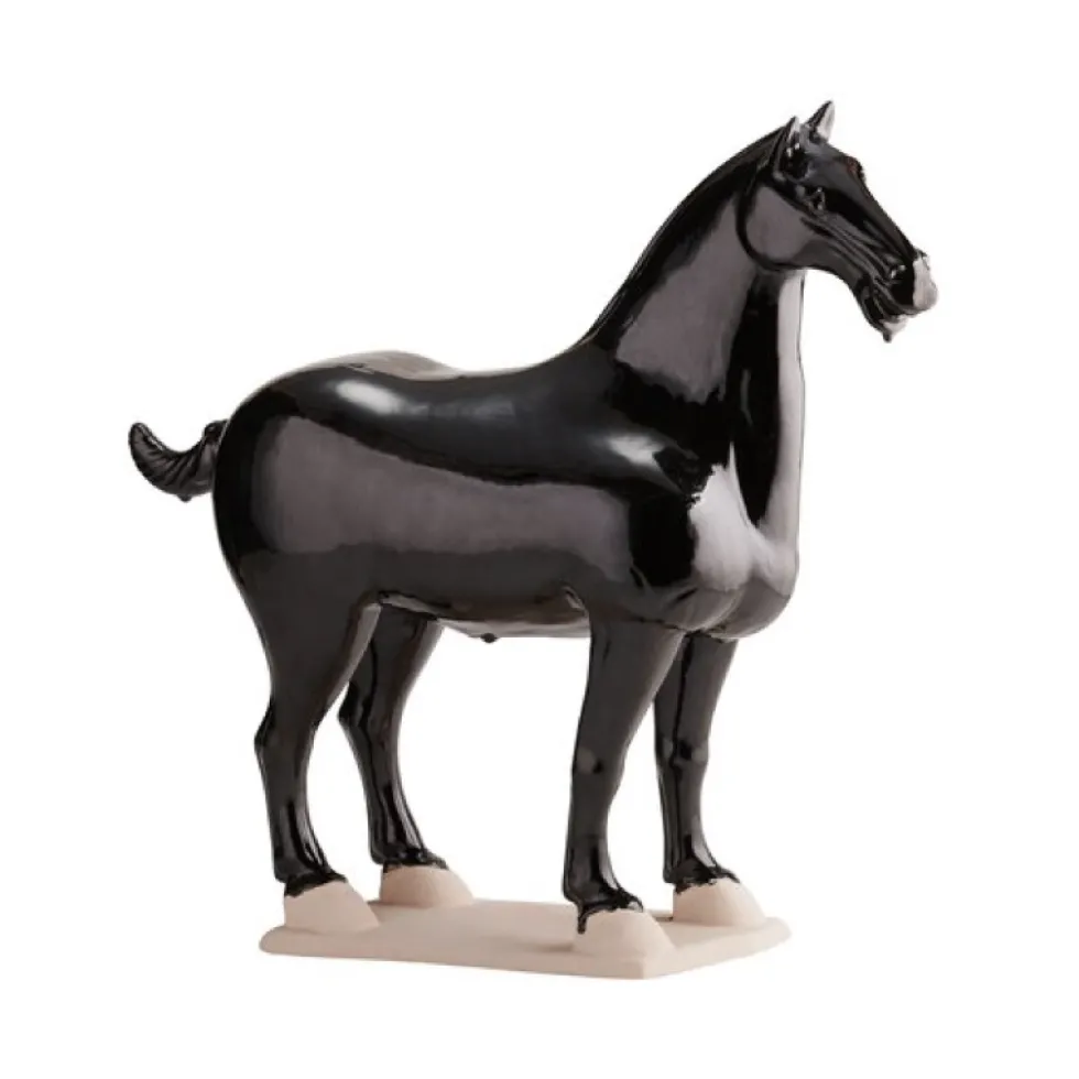 Dekofigur Pferd GiftCompany schwarz Höhe 27 cm