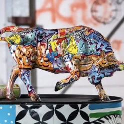 Dekofigur Stier Philo Street Art Breite 52 cm