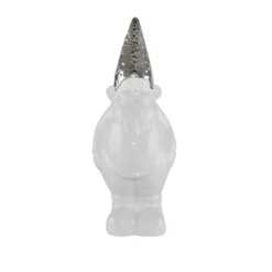 Deko-Figur Zwerg weiß silber Xora Kaheku
