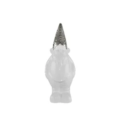 Deko-Figur Zwerg weiß silber Xora Kaheku