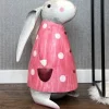 Deko Hase Betty pink Pape Kunstgewerbe Höhe 53 cm