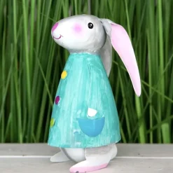 Deko Hase Betty türkis Pape Kunstgewerbe Höhe 53 cm