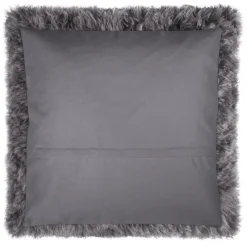 Dekokissen Magma CASHMERE anthrazit 40×40 cm Echtfell