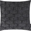 Dekokissen Magma MATRIX anthrazit mit Federfüllung 40×40 cm