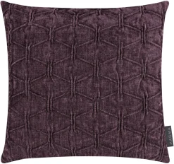 Dekokissen Magma MATRIX pflaume mit Federfüllung 40×40 cm