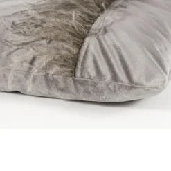 Dekokissen Magma OSTRICH mittelgrau 30×50 cm