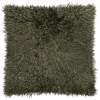 Dekokissen Magma PAMINA grün 40×40 cm Echtfell