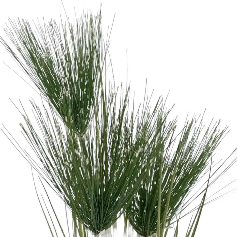 Deko Kunstpflanze Zyperngras im Topf grün H 80 cm