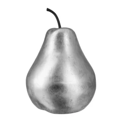 Deko Objekt Birne silber Casablanca Höhe 41 cm