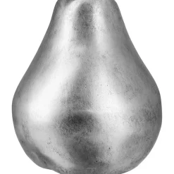 Deko Objekt Birne silber Casablanca Höhe 41 cm