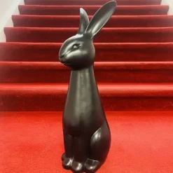 Deko Osterhase groß Cesano schwarz Kaheku Höhe 60 cm