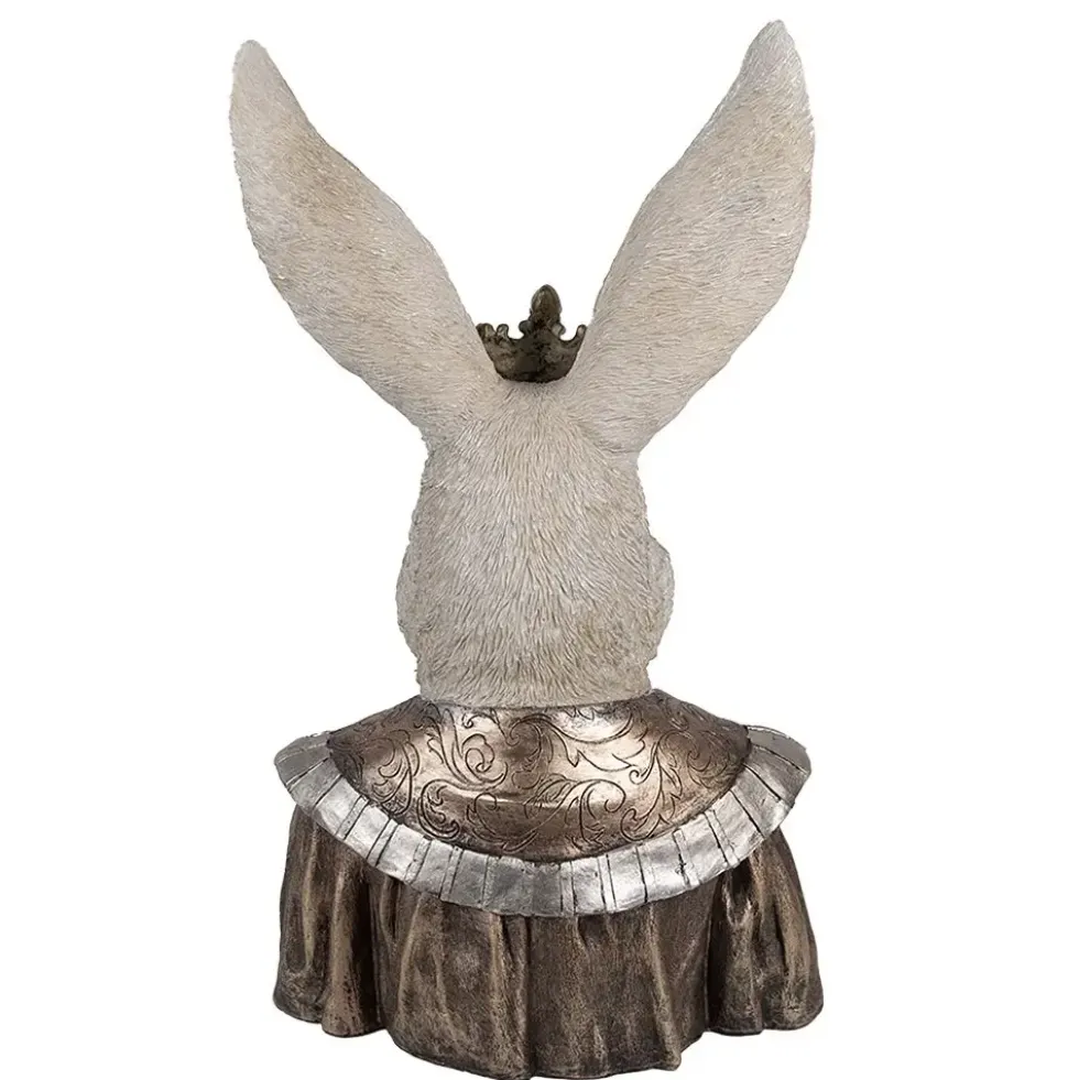 Deko Osterhase Hasenbüste FRANZ mit Krone Clayre und Eef Höhe 40 cm