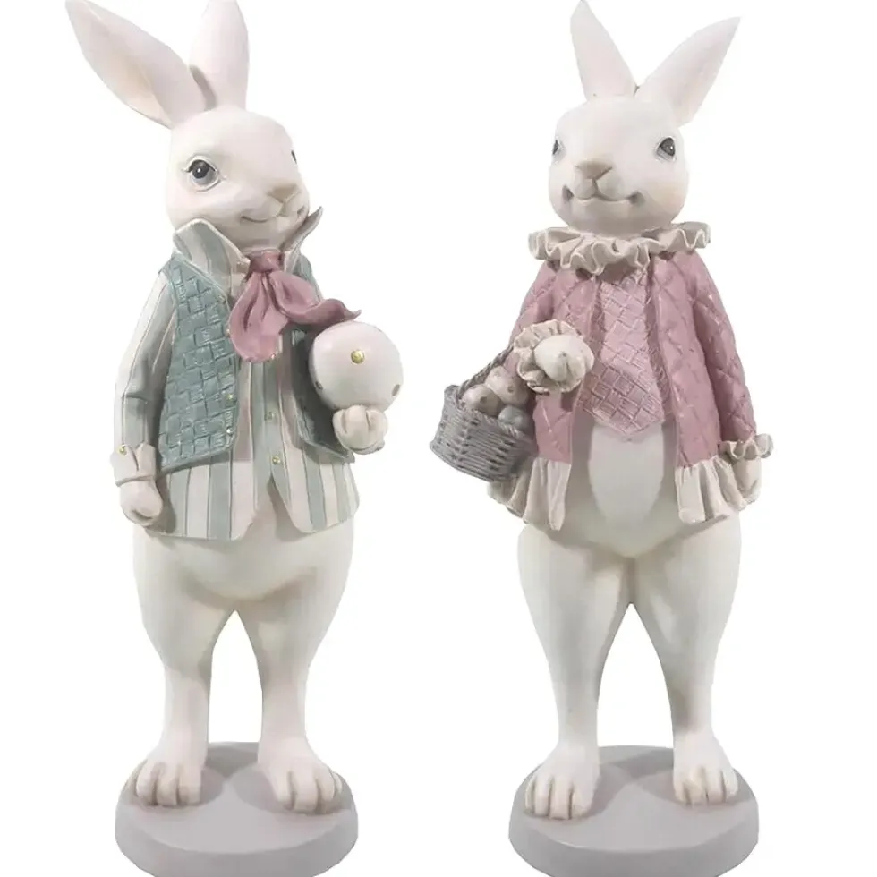 Deko Osterhasen Figuren Sophie und Jonah Clayre & Eef Höhe 25 cm