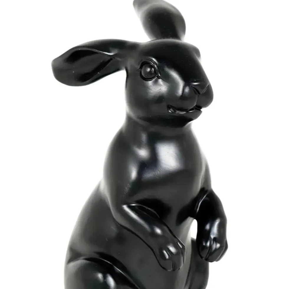 Deko Osterhase schwarz Casano Kaheku