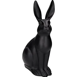 Deko Osterhase schwarz groß Frau Schmidt GiftCompany