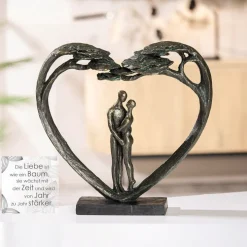 Deko Skulptur Love Tree Höhe 32 cm