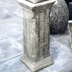 Dekosäule Beton Gartendeko DEVON Höhe 80 cm
