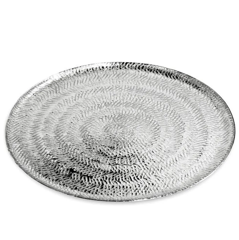 Dekotablett silber MALVIN Edzard D 40 cm