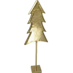 Deko-Tannenbaum Tanne Gold auf Ständer | In 2 Größen