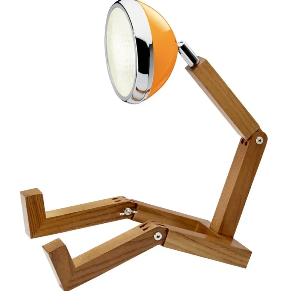 Design Tischlampe MR. WATTSON Lampe orange