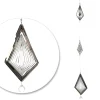 Edelstahl Windspiel Crystal Diamonds Casablanca Länge 120 cm