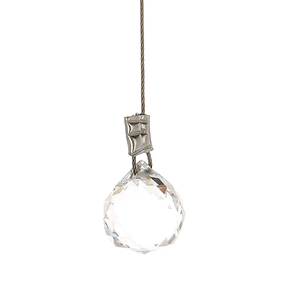 Edelstahl Windspiel Crystal Love Casablanca Länge 120 cm