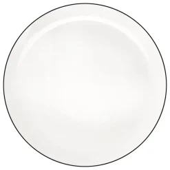 Essteller weiß ASA Porzellan à table ligne noire D 26,5 cm