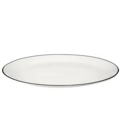 Essteller weiß ASA Porzellan à table ligne noire D 26,5 cm