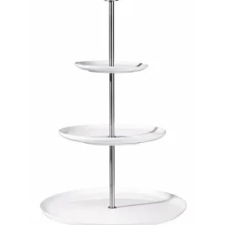 Etagere groß 3 stufig ASA Grande weiß Höhe 47 cm