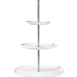 Etagere 3 stufig Keramik weiß ASA H 49 cm