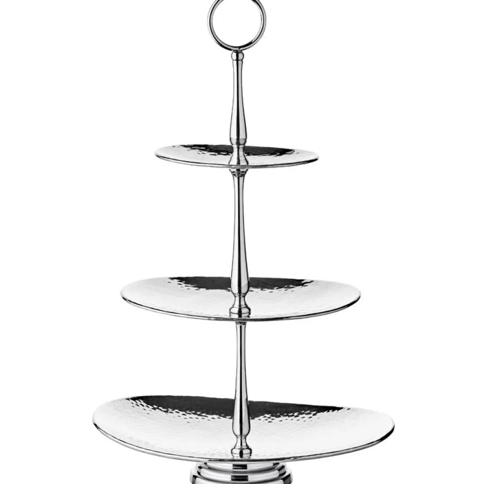 Etagere 3 stufig silber GULF Edzard H 49 cm