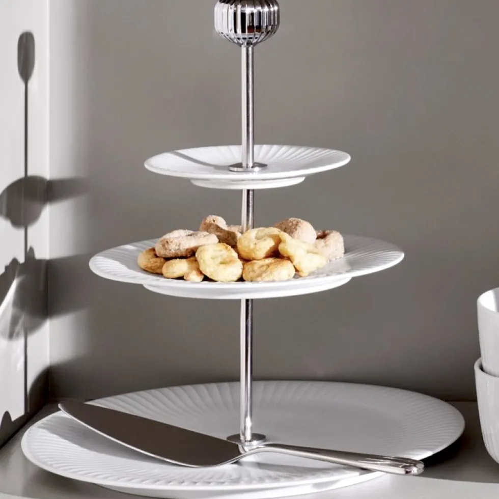Etagere 3 stufig weiß Kähler HAMMERSHOI H 30 cm