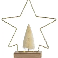 Fensterdeko Weihnachten beleuchteter LED Stern Casablanca Höhe 28 cm