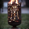 Feuerkorb groß Maritim LEUCHTTURM Höhe 60 cm
