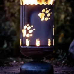 Feuerkorb HEULENDER WOLF Höhe 70 cm