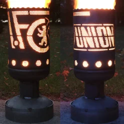 Feuerkorb mit Motiv 1. FC UNION BERLIN Höhe 80 cm