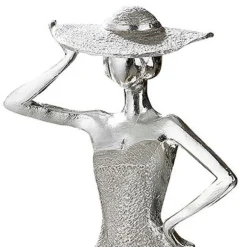 Figuren Lady Diva mit Hut 2er Set Höhe 30 cm