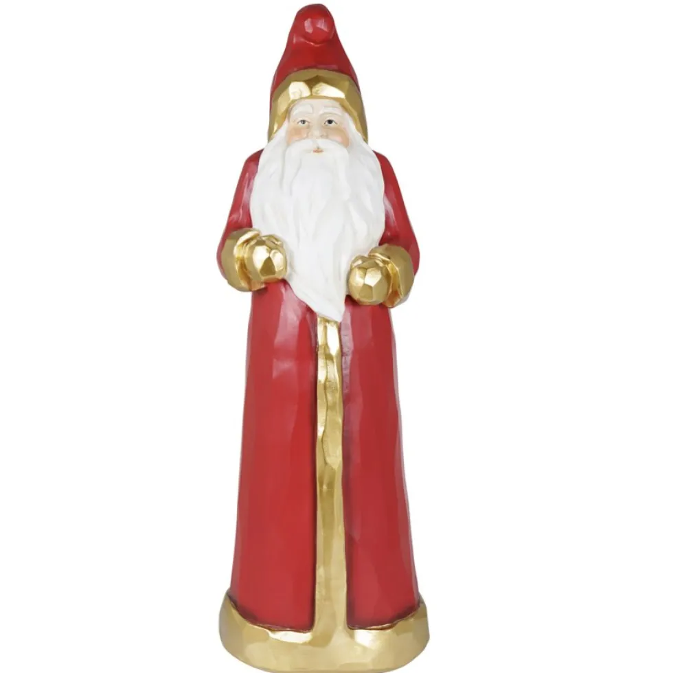 Figur Weihnachtsmann Amir rot Kaheku