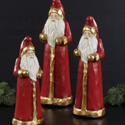 Figur Weihnachtsmann Amir rot Kaheku