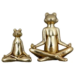 Figur Yoga Frosch gold Achim Casablanca