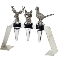 Flaschenverschluss 3er Set mit Ständer Edzard Höhe 9 cm
