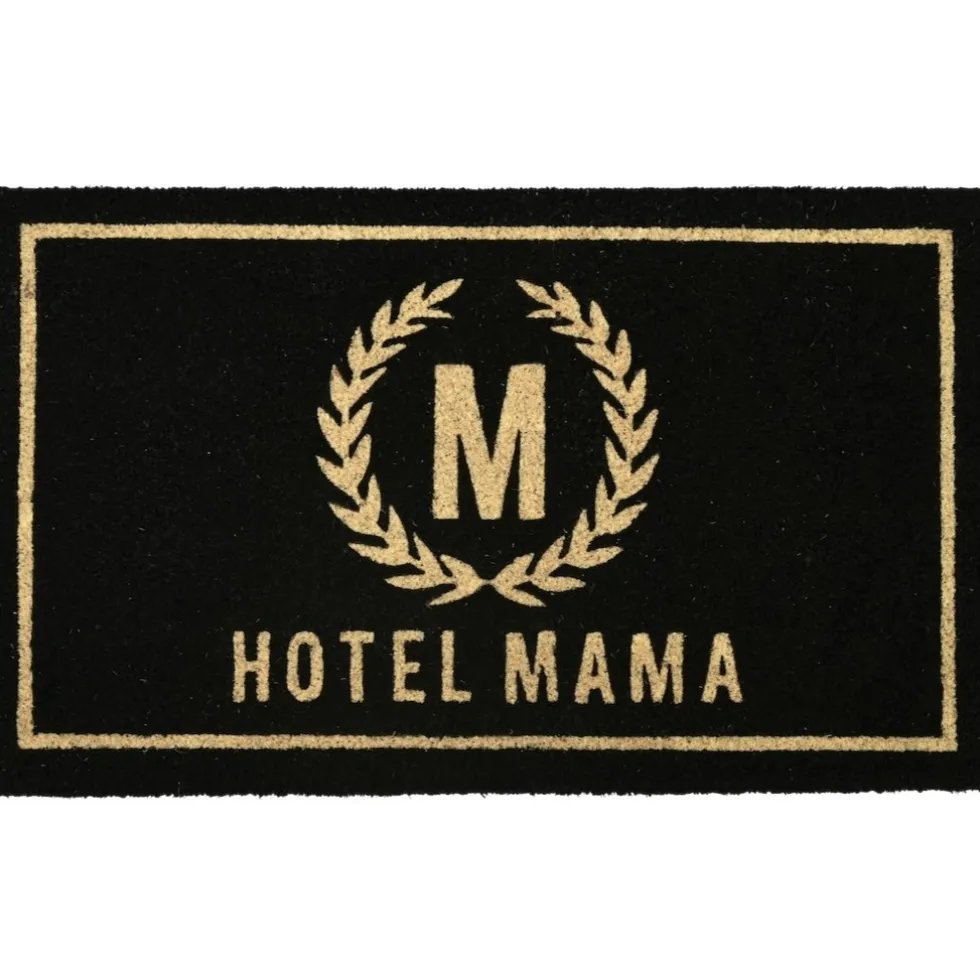 Fußmatte Kokosmatte außen Hotel Mama schwarz GiftCompany 75×45 cm